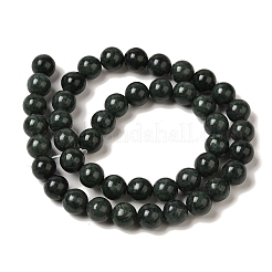 Brins de perles de jade noir naturel&nbsp;G-H067-A03-6MM
