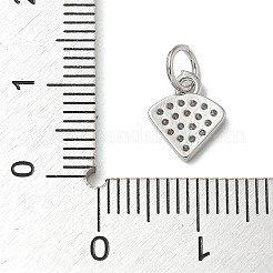 Gestell Messing micro ebnen Zirkonia Anhänger&nbsp;KK-K392-38P