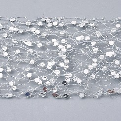 Rubans de maille déco à paillettes scintillantes&nbsp;X-OCOR-I005-A02
