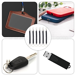 10 corde à ressort en plastique pour accessoires de sac de téléphone portable&nbsp;FIND-BBC0002-28
