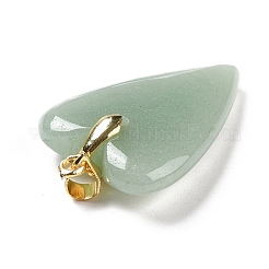 Pendentifs en aventurine vert naturel&nbsp;G-E570-01G-03