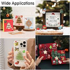 48 stücke 24 arten weihnachtsthema opake harz cabochons&nbsp;RESI-CJ0004-82