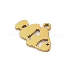 201 pendentifs en acier inoxydable&nbsp;STAS-U016-08G-06