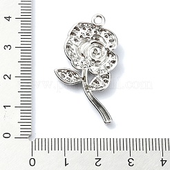 Alliage de placage en rack avec pendentifs en strass noirs&nbsp;FIND-Z051-01P-03