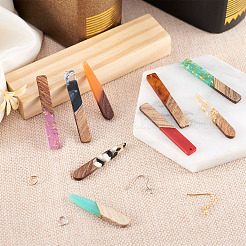 Kit de fabrication de boucles d'oreilles pendantes rectangle et larme diy&nbsp;DIY-TA0008-94