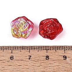 Chapelets de perles en verre transparent électrolytique&nbsp;EGLA-N056-02A-06