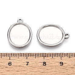 Pendentifs cabochons en acier inoxydable 304&nbsp;STAS-T067-69P
