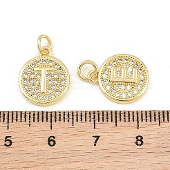 Latón micro pavimenta claro cubic zirconia encantos&nbsp;CU-CBA9B5A-07G