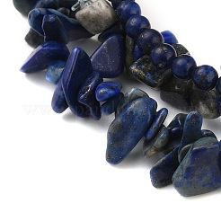 Braccialetti avvolgenti elasticizzati a tre passanti&nbsp;BJEW-JB05530-02