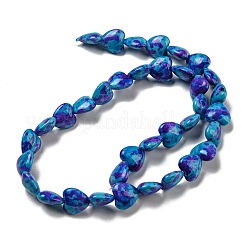 Fili di perline sintetici verniciati a spruzzo&nbsp;G-E617-B08-03