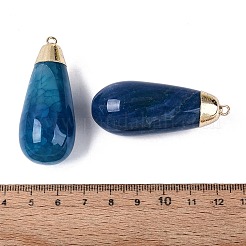 Agate naturelle teint gros pendentifs&nbsp;G-Q606-06A-01