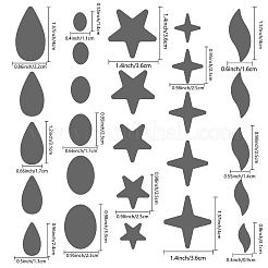 Pochoirs de Matrice de découpe de découpe en acier inoxydable personnalisés&nbsp;DIY-WH0289-001