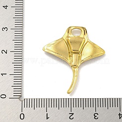Pendentifs en coquillage paua pavé en acier inoxydable 304 avec placage ionique (IP)&nbsp;X-STAS-S146-13P
