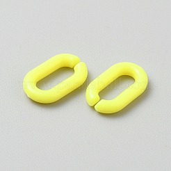 Anneaux de liaison acryliques opaques&nbsp;SACR-WH0001-37C