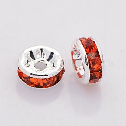 Perline distanziatori strass in ottone&nbsp;RB-A014-Z5mm-20S-NF