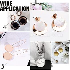 24pcs 4 pendentifs en acier inoxydable de style&nbsp;STAS-UN0037-17