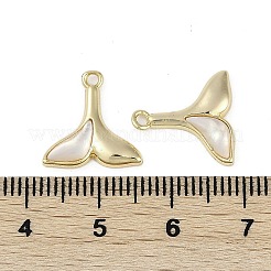 Breloques d'émail en laiton&nbsp;KK-Z078-10G
