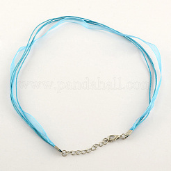 Multi-Strang-Halskettenschnur für Schmuck machen&nbsp;NJEW-R218-M