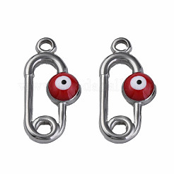 304 Edelstahl-Emaille-Anhänger&nbsp;STAS-N087-52-01P