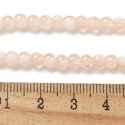 Chapelets de perles en verre craquelé&nbsp;GLAA-U001-4mm-05