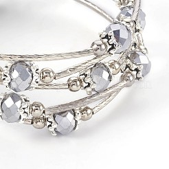 Bracelets de pellicule de verre électrolytique&nbsp;BJEW-JB04018-01