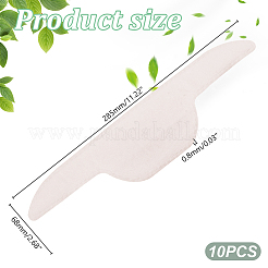 Coussinets anti-transpiration jetables pour col de cou en tissus non tissés&nbsp;FIND-WH0139-261A