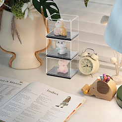 12 vitrina rectangular de acrílico transparente para minifiguras&nbsp;ODIS-FG0001-79