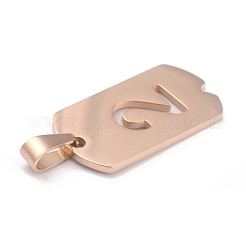 Pendentifs en acier inoxydable 304 avec placage ionique (IP)&nbsp;STAS-O127-C02
