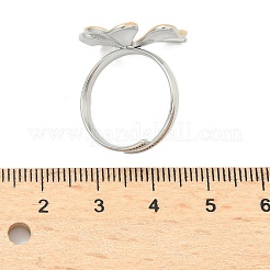 Anelli in acciaio inossidabile 304&nbsp;RJEW-Z100-01GP