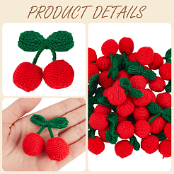 20 pieza de hilo tejido de cereza&nbsp;DIY-CY0004-12
