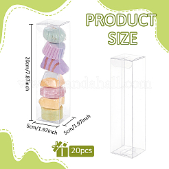 Boîtes de rangement en PVC&nbsp;CON-WH0086-087B