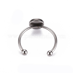 Bague de réglage de coussinet de manchette en acier inoxydable 201 résistant au ternissement&nbsp;STAS-S080-042B-P