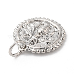 Pendentifs en laiton de placage de rack écologiques&nbsp;KK-R143-22P