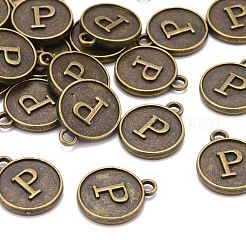 Aluminium-Anhänger Fassungen für Cabochons&nbsp;PALLOY-N156-01P-AB