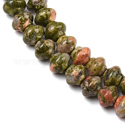 Natur Unakit Perlen Stränge&nbsp;G-P595-C06-01