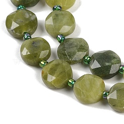 Natürliche chinesische Jade Perlen Stränge&nbsp;G-C116-A70-01
