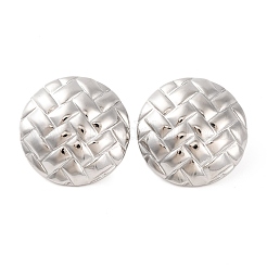 Orecchini a bottone in acciaio inossidabile 304 anti-ossidazione&nbsp;EJEW-G395-03P