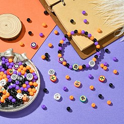 DIY-Schmucksets für Stretch-Armbänder mit Halloween-Motiv&nbsp;DIY-YW0010-03