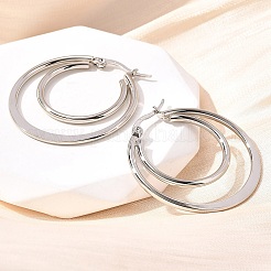 201 Edelstahl Ohrringe&nbsp;EJEW-Q026-06P-B