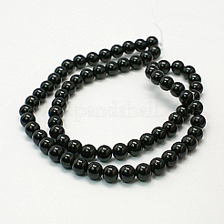 Cuentas mashan naturales redondos del jade hebras&nbsp;G-D263-14mm-XS32