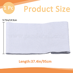 Polyester-Rippstoff für Bündchen&nbsp;DIY-WH0430-351B