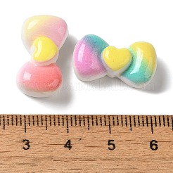 Cabochons décodés en résine opaque de couleur dégradée&nbsp;CRES-Z006-04