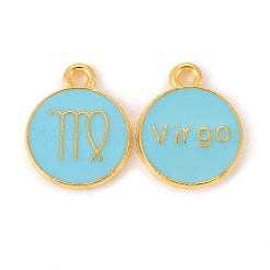 Pendentifs d'émail en alliage&nbsp;ENAM-S124-01B-16B
