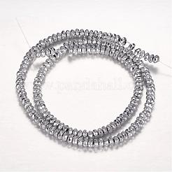 Galvanisieren unmagnetische synthetischen Hämatitkornen Stränge&nbsp;G-P198-02-4x2mm-01