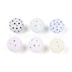 Handgemachter Polymer Clay Strass mit Gänseblümchenblüte aus Harz&nbsp;CLAY-T022-02A