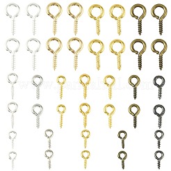 480 Stück 16 Stile Eisenschrauben-Ösenstift-Klammerbügel&nbsp;IFIN-FS0001-62
