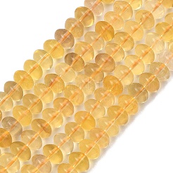 Natürliche gelbe Fluorit Perlen Stränge&nbsp;G-D103-B01-02