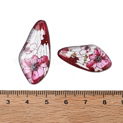 4 ciondolo a forma di ali di farfalla in resina epossidica trasparente&nbsp;RESI-C057-07B