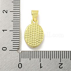 Colgantes de esmalte de latón chapado en rack&nbsp;KK-B091-15A