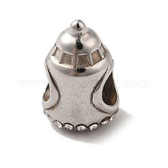 304 Edelstahl Emaille Europäische Perlen&nbsp;STAS-G308-24P